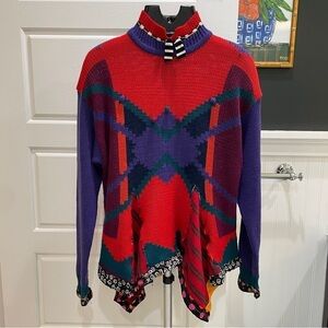 SML Sport Ltd Custom Bohemian Avant Garde OOAK Sweater